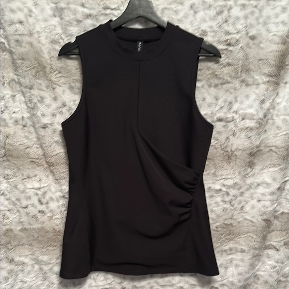 Athleta Elegant Black Sleeveless Top Size L